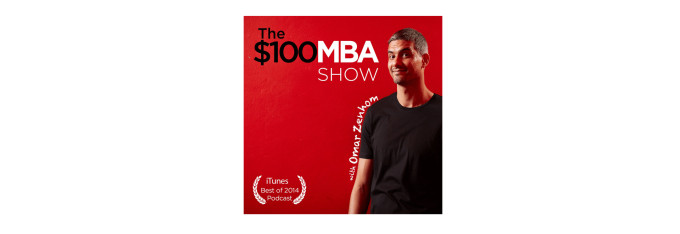 The $100 MBA Show podcast logo