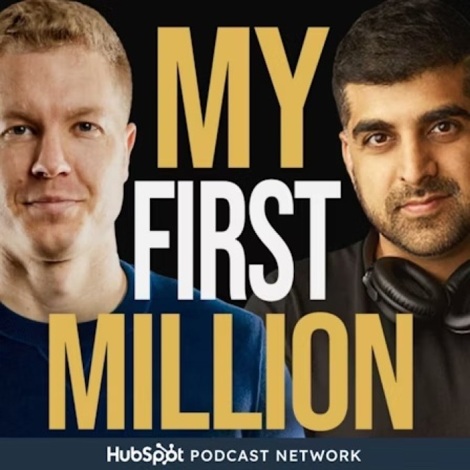 my first million cover art a business podcast by the hubspot podcast network