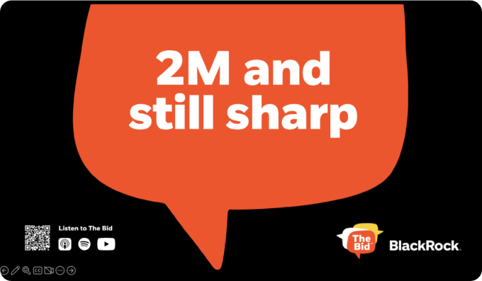 The Bid Screensaver campaign, driving awareness of recent achievements across the firm