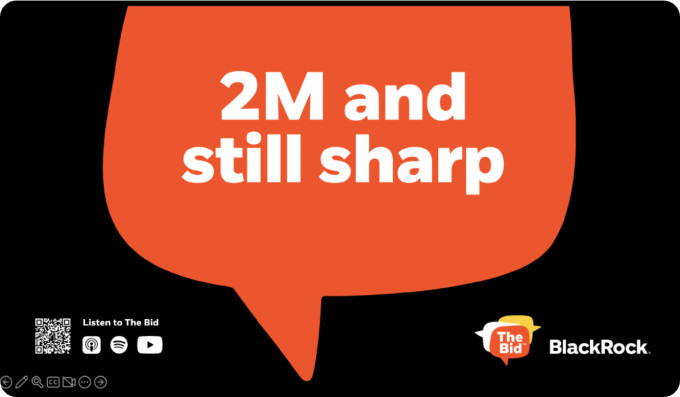 The Bid Screensaver campaign, driving awareness of recent achievements across the firm