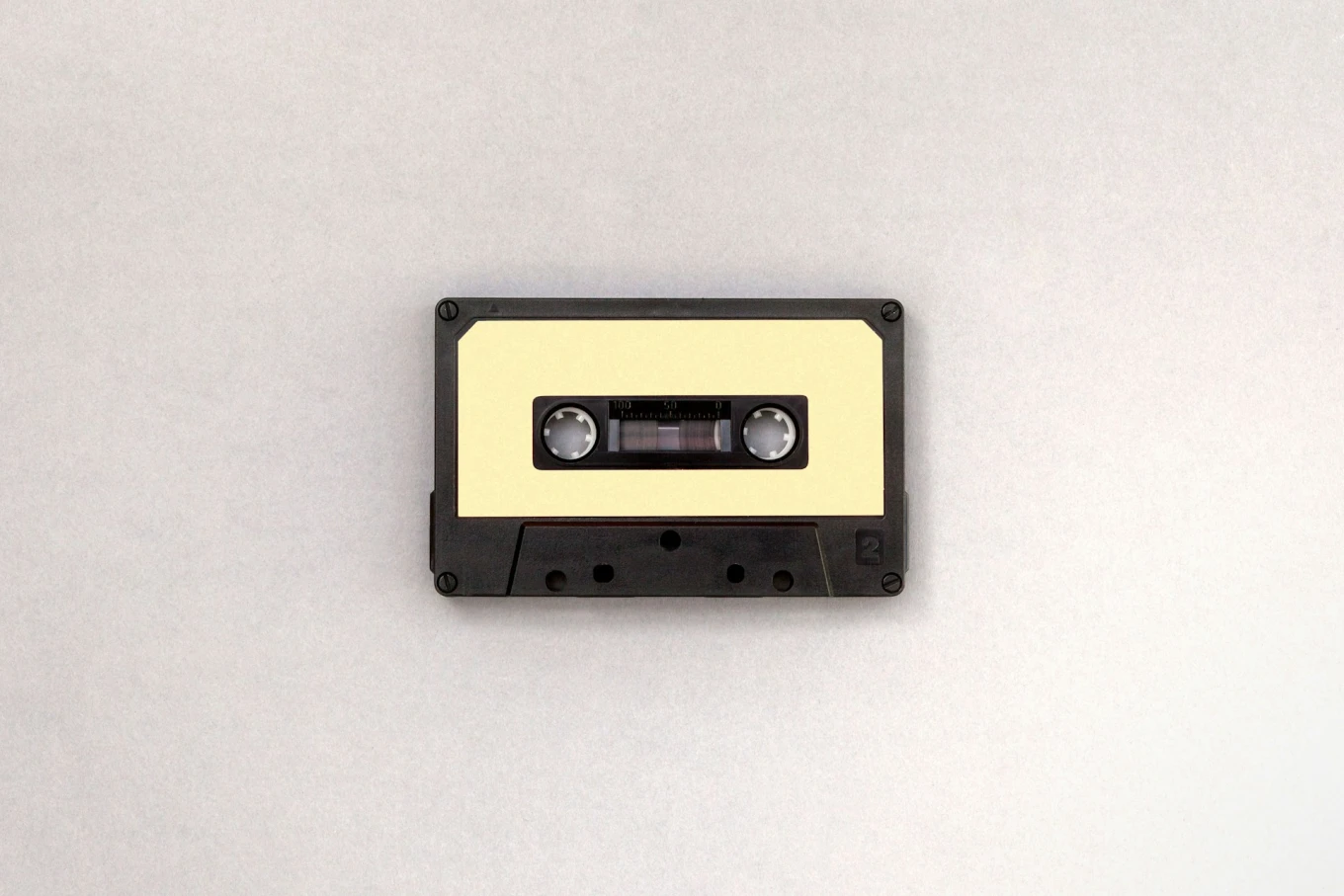 tape cassette to show converting video to audio