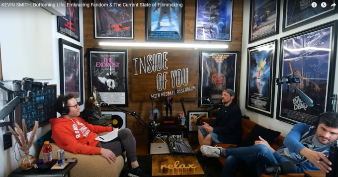 screenshot of inside of you video podcast studio