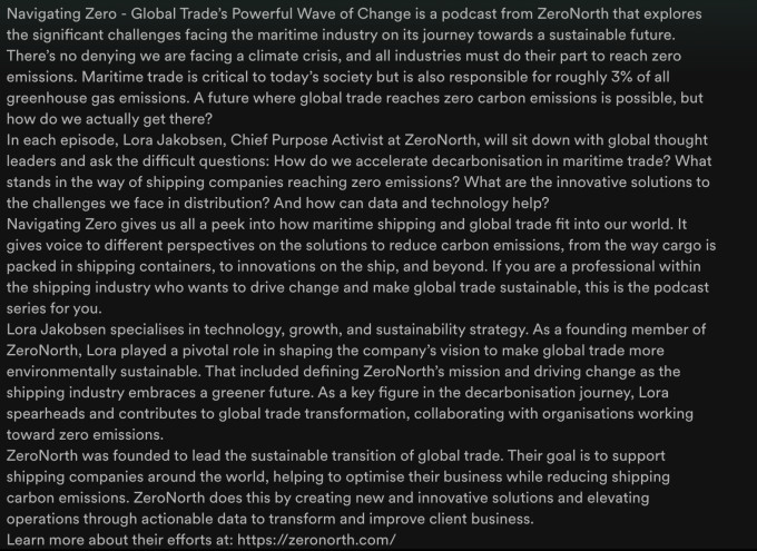 Navigating Zero podcast description