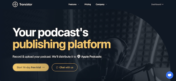 Transistor FM podcast hosting platform
